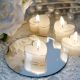 Handmade Unscented Heart Clear Soy Wax Tealights 25 Pieces